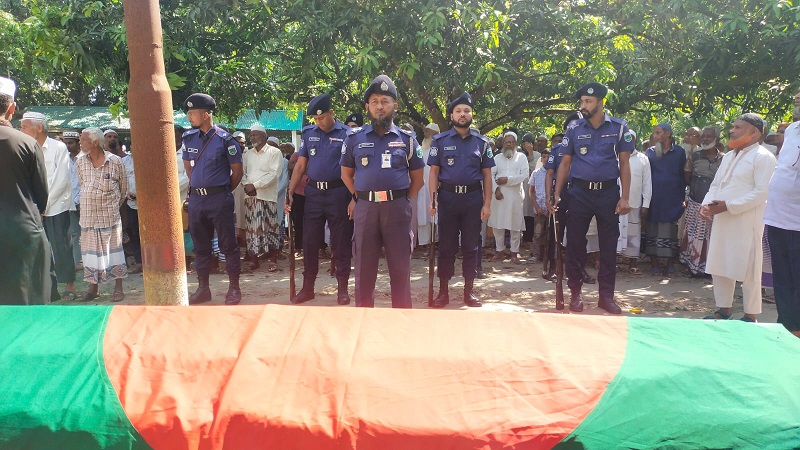 চাঁপাইনবাবগঞ্জে বীর মুক্তিযোদ্ধা নুরুল হকের ইন্তেকাল,রাষ্ট্রীয় মর্যাদায় দাফন